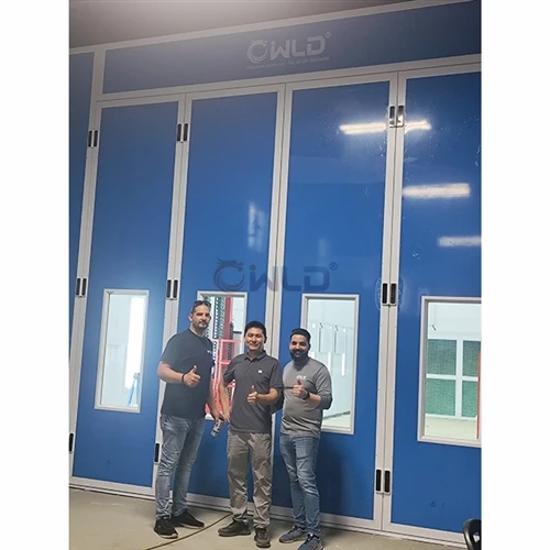 ВЛД Бранд Биг Семи Драфт кабина за прскање боје инсталирана у Америци